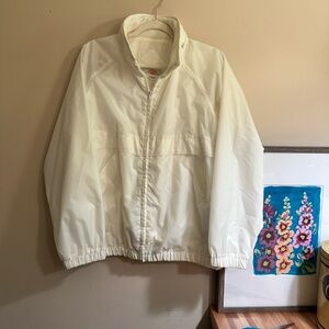 Coral Bay Cream Zip-Up Jacket